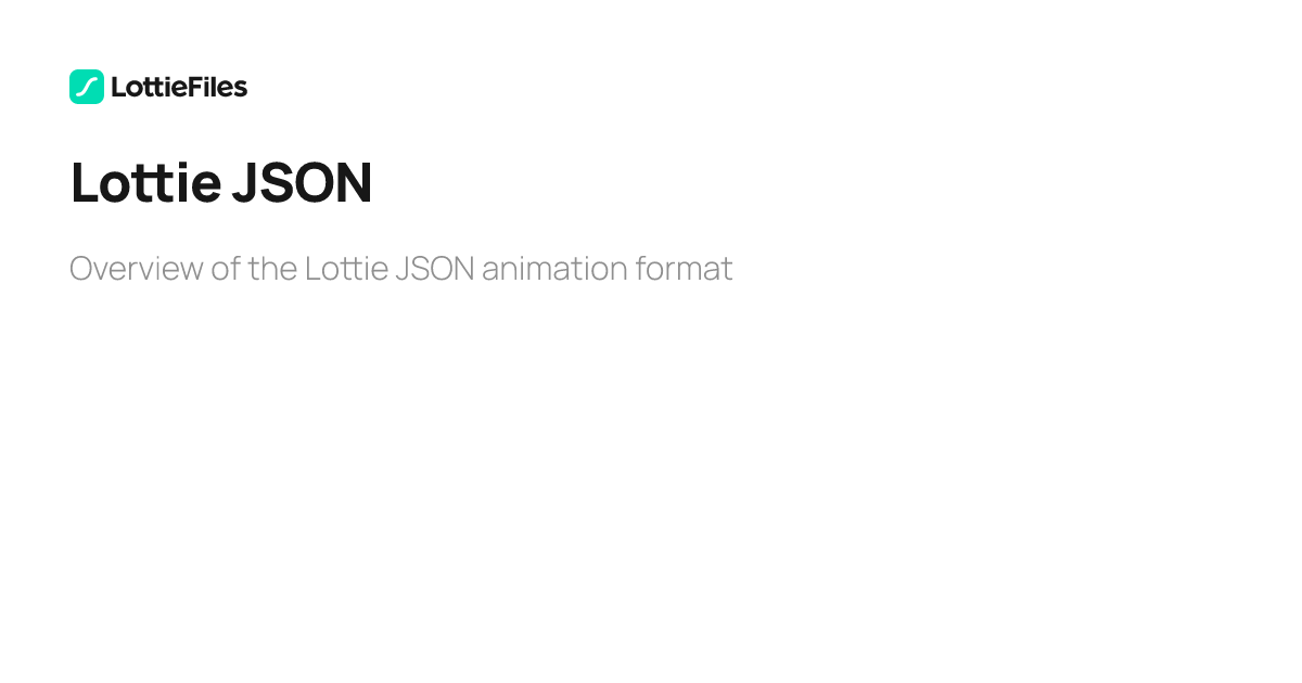 Lottie JSON